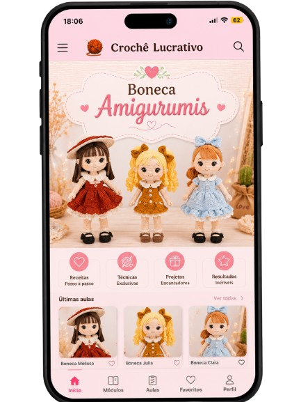 Bonecas Amigurumi que você vai aprender a criar